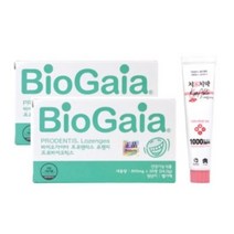 바이오가이아 구강유산균 프로덴티스 로젠지 60정 + 치가치약 30g, 2개