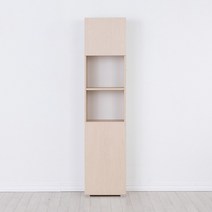 포스트모던 컨트롤 높은책장 400폭 슬림 도어형, 화이트