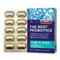 노블 더베스트 유산균 프리바이오틱스 비피더스균 유산균 알약 30캡슐, 30캡슐 x 1개