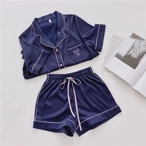 모녀커플룩 아기랑 엄마아기 아이와 엄마랑딸 커플룩 여성을 위한 새틴 실크 잠옷 하트 자수 홈 의류 우