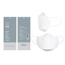 늘푸른 황사방역용 KF94 / KF80 마스크 (식약처허가 국산 공적마스크 / 낱장단위 개별포장 / 50매입 박스출고), 10매, 대형 화이트(성인남성/여성)