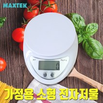 맥스텍 디지털 원형 주방 전자저울 5kg MT501