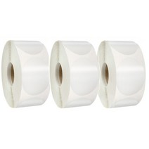 상자 포장 원형스티커 500매 봉합용 투명 씰링 동그라미 스티커, 2.5cm