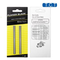 호환 목공대패 미니 손 자동 1쌍 2mm 카바이드 플레너 블레이드 2x5.5x1.2mm Makita Bosch Ryobi 목공 기계, 한개옵션0