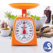 [전교일등 사장님] 계량접시저울 제빵 2Kg 주방 인테리어 바늘 레트로 클래식 이유식 정밀 무게 재기