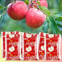 오직 사과만 넣은 사과 100% 경북 영주 순수 사과즙 100개X100ml, 순수 사과즙 100mlx100개, 100개, 100ml