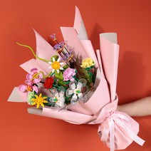 라이프공방 시들지않는꽃만들기DIY 꽃다발 꽃 부케, 52009칠색제비꽃