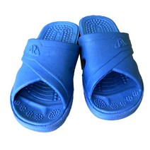 MJ트레이딩 국산통고무 비치 막슬리퍼 실내슬리퍼, 블루, 230