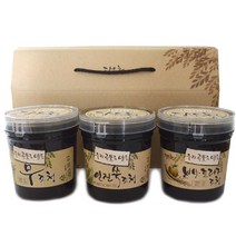 조청3종세트(배도라지조청 1kg+인진쑥조청 1kg+무조청 1kg)