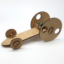 나무조립키트-더빨리 더멀리 태엽 자동차 만들기 RS1