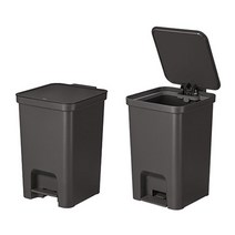 모던인테리어 발로밟는 사무실휴지통 자취방 1인독서실 원룸꾸미기 신혼집 식당 주방, 1개, IVORY-273046