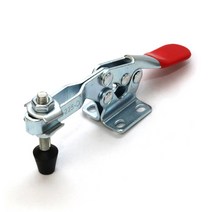 토글 클램프 GH-225D 수평형 고정장치 목공 금속 목재 바이스 다용도, 1개