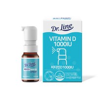 [액상비타민] 닥터라인 비타민D 1000IU 스프레이 ( 5개월분 x 1개 ), 10ml, 3개