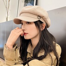 여자베레모 화가 빵떡 모자 여성 팔각 베레모보동 봄가을겨울캡 빈티지 인플루언서 얼굴보여주