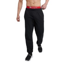 Champion 남성용 면 파자마 하의 블랙 L US 시보리 밑단