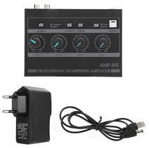 전문가용 4채널 철합금 모노/스테레오 모니터 세트 AMP-i4 (100-240V) 초소형 헤드폰 앰프 소품, EU 플러그