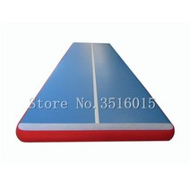 공기 트랙 훈련용 8 인치 두께 6x2x02m 바닥 매트, 10.6x2x02m - blue and red