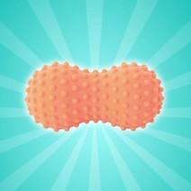 라비에마사지볼 지압볼 알팩스 게키 츠보루 GEKI TSUBALL 마사지 땅콩 볼 공-72394EA, 본상품선택, 본상품선택