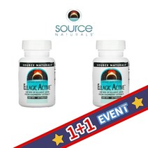 소스내추럴스 1+1 엘라그산 라즈베리 Raspberry 잎 추출물 300mg 60정, 1개, 기본