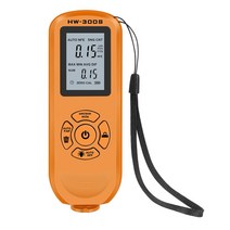 도막 피막 두께 측정기 게이지 HW-300S 자동차 페인트 테스터 디지털 0-2000UM 필름 분말 전문 수동 측정, 01 Orange_02 Vertical Screen