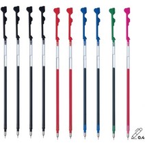 PILOT 하이테크-C 콜레토 리필심 0.3 0.4 10개 파일롯트 HI-TEC-C, 0.4 혼합10개(흑4청2적2녹1분1)