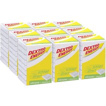 Dextro 덱스트로 에너지 포도 설탕 8개입 9팩 세트 레몬맛, 46g