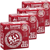이무라야 에이요칸 양갱 5년 장기보존 식품 60g 5개 4상자, 기본