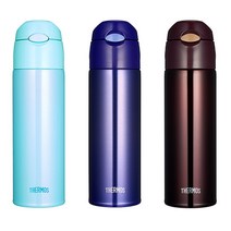 써모스 써모스 빨대컵 보냉병 스트로보틀 FHL-550K 0.55L, 민트