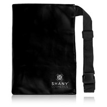 샤니 프로페셔널 비닐 메이크업 아프론 아티스트 브러쉬 벨트라이트 웨이트 포함, 파우치, 1개, Black