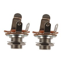 기타 부품 악세사리 5X Guitar Parts amp Accessories Switchcraft 1/4 6.35Mm 2-Conductor Mono Chassis Jack Inp, [01] silver, 01 silver