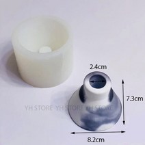 시멘트사이딩 세라믹 메탈 써모 사이딩 건축자재 시멘트보드 장식 스트레이트 캔들 스틱 홀더 실리콘 몰드, 04 다크 카키