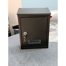 가정용 무인 우편물 보관함 택배함 서류보관함 택배함 무인택배 편지함 반송함 주택, 블랙