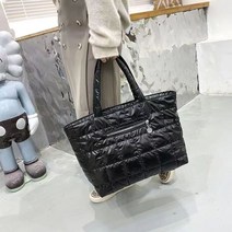 토트 패딩 핸드백 여성 패딩가방 우주패딩 토트백 대용량 숄더백 패딩백 패딩 콤보 토트백 가방