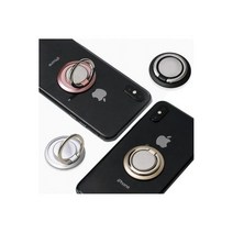 스마트링 핑거링 핸드폰 거치대 N1 .큐디스, 블랙