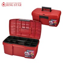 링스타 공구박스 (빨강) SDB-475R 공구함 부품함 공구통 47x28x22cm 공구수납함