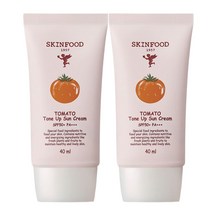 스킨푸드 토마토 톤 업 선크림 40ml+40ml, 1set