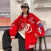 미니트레일러 미니카고트레일러 캠핑 트롤리 웨건 뉴아메리 프라이드 스트리트 레터 재킷 코트 여성 패션, 1M, 04 1