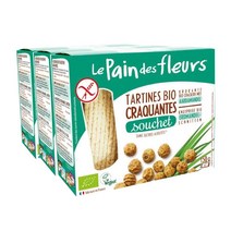 Le pain des fleurs 르 팡디 플라워 글루텐프리 타이거넛 너트 호두 구운 토스트 비스킷 150g 3팩