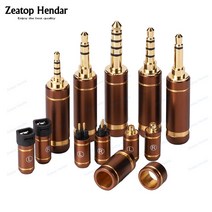 1Pcs 2.5mm 3.5mm 4.4mm 수 잭 밸런스드 오디오 플러그 Y 스플리터 슬라이더 잭 MMCX 0.78mm IE80 SE846 D, 08 1Splitter 1Slider