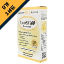 락토비프 유산균 1000억 30캡슐 캘리포니아골드뉴트리션 cgn, 2매, 30개