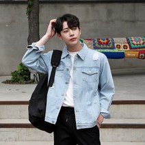 붐스타일 스탠다드 빈티지 데님 자켓