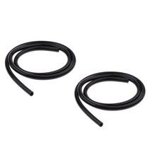물 액체 냉각 라디에이터 6*10mm에 대한 2Psc PVC 튜브 유연한 소프트 호스, 1m, 블랙