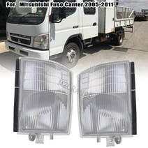 안개등 자동차안개등 써치등 Mitsubishi Canter FUSO FE 7/8 2005-2011 용 자동차 전면 안개등 코너 램프, 한개옵션1, 06 1 pair no bulb