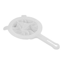 GHSHOP 손잡이가 있는 재사용 가능한 나일론 메쉬 스트레이너 메쉬 체 필터 차 꿀 너트 요구르트용 메쉬, 하얀색