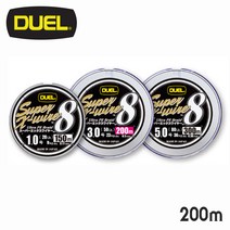 듀엘 슈퍼 엑스와이어 8합사 5색마킹 루어 200m 2호, 2호-512257
