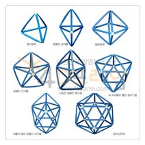 4D 포디프레임 정삼각형으로 이루어진 입체도형 델타다면체, 단품
