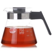 시타 직화용 드립서버 750ml, 실버(HG2209BK), 1개