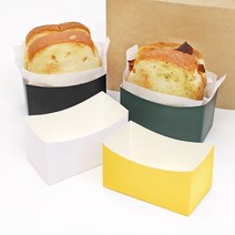 [핸즈픽] 라운드 종이트레이 50장 4가지색 햄버거 감자튀김 치즈볼 샌드위치 토스트 베이글 포장지 빵봉투 베이커리 종이상자 받침, 그린