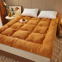 두꺼운 겨울 매트리스 벨벳 쿠션 편안한 잠자리