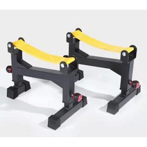 바벨받침대 충격흡수 땅데드 휴대용슬링랙 데드리프트거치대 크로스핏 홈트레이닝 소음방지 데드리프트 슬링랙 데드리프트슬링 데드리프트렉, 노란색